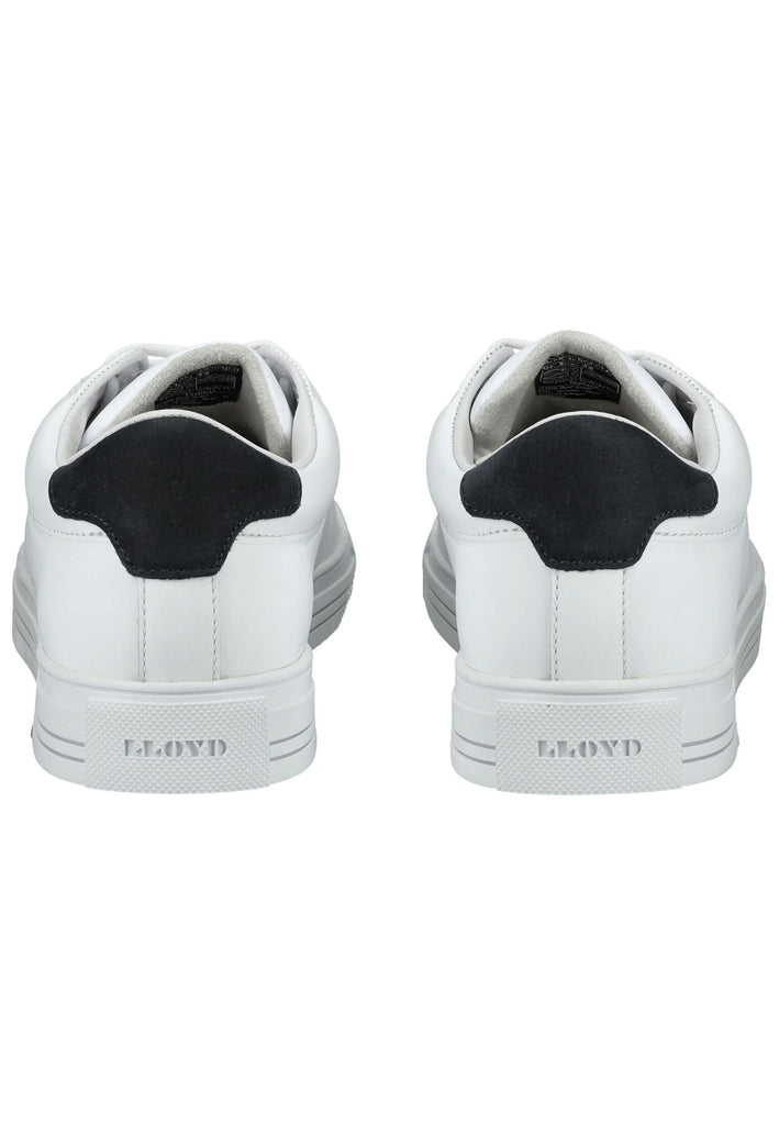 Lloyd Sneaker Glattleder Weiß/Navy