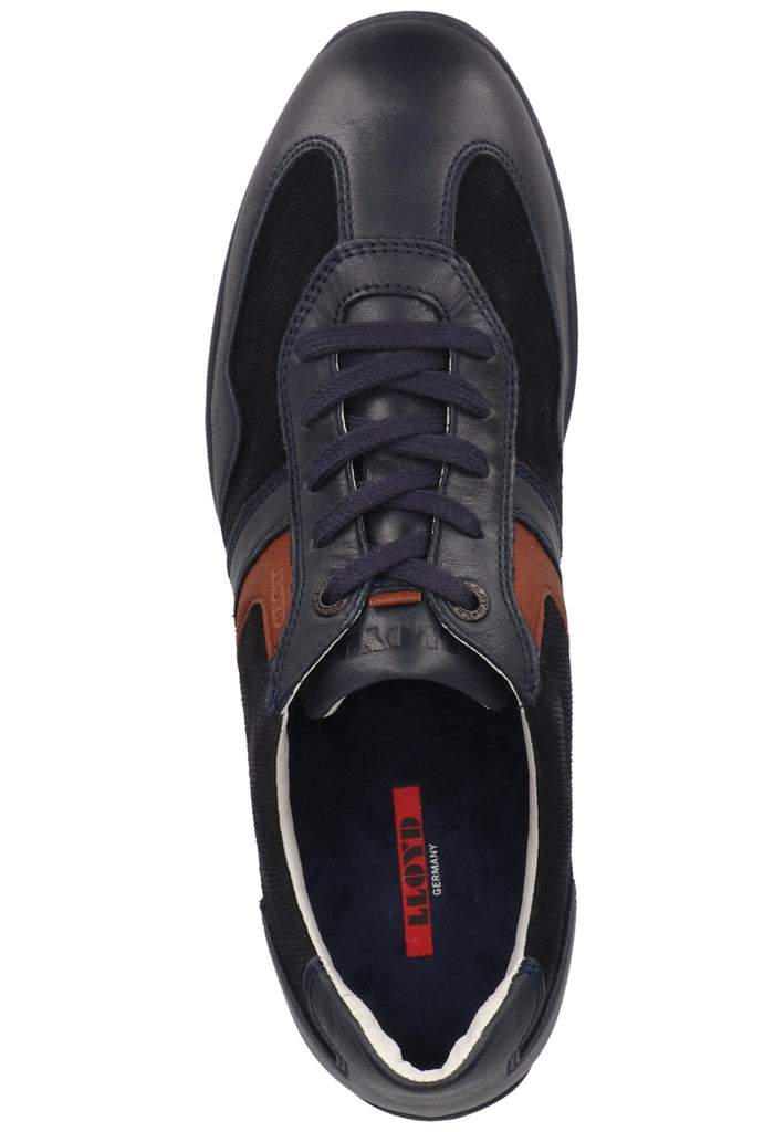 Lloyd Sneaker Leder Blau/Rot