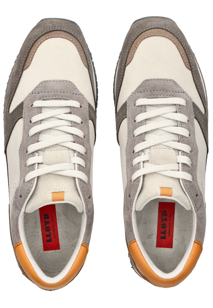 Lloyd Sneaker Leder Grau/Orange