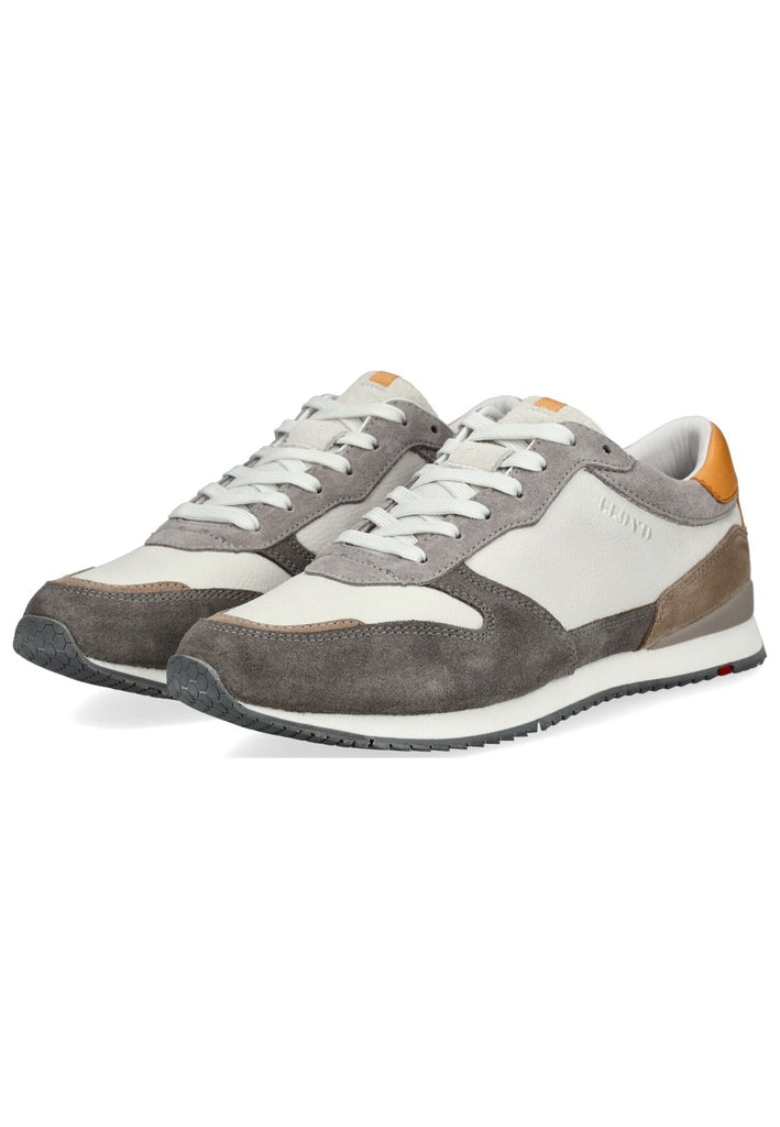 Lloyd Sneaker Leder Grau/Orange