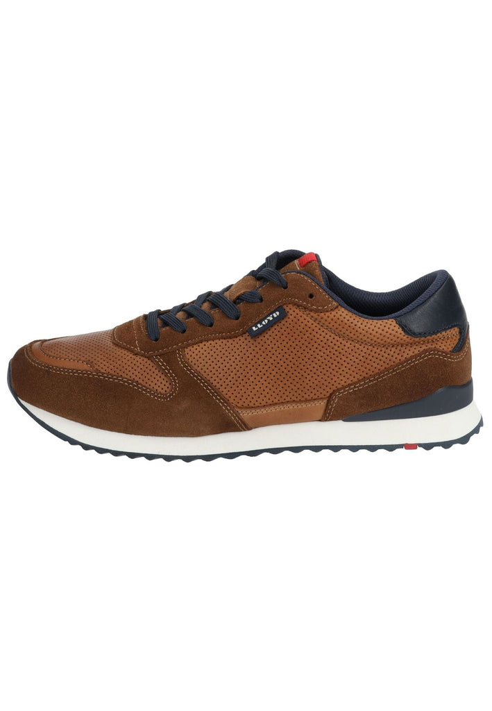 Lloyd Sneaker Leder/Mesh Braun/Blau