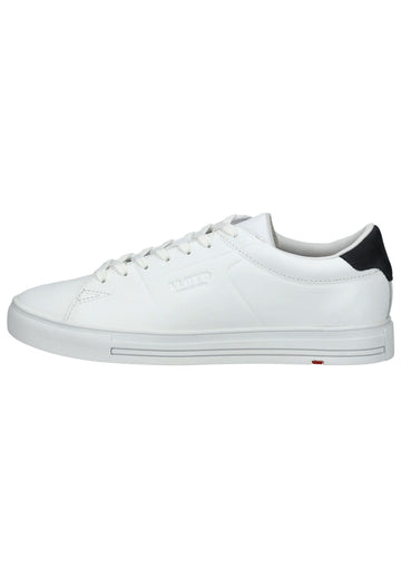 Sneaker Lloyd Sneaker Glattleder Weiß/Navy
