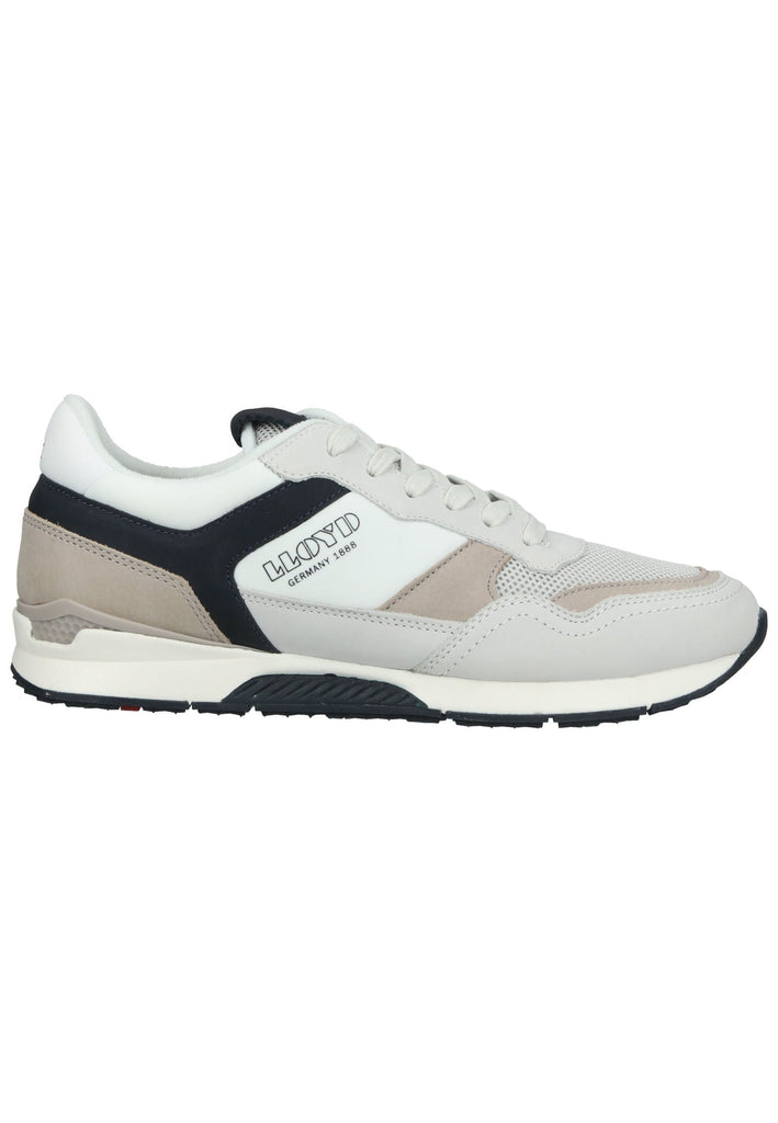 Lloyd Sneaker Nubukleder/Textil Weiß/Blau