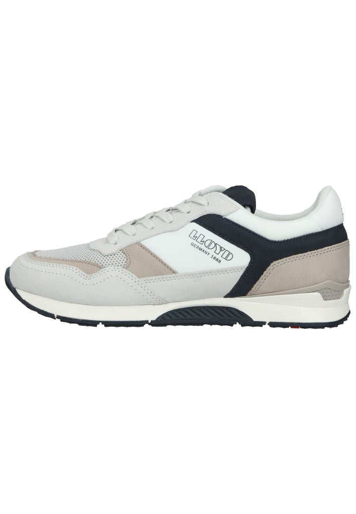 Lloyd Sneaker Nubukleder/Textil Weiß/Blau