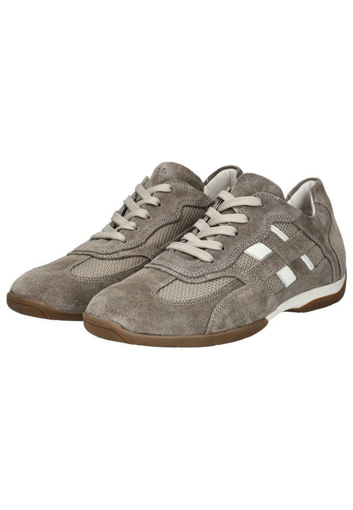Lloyd Sneaker Veloursleder Beige/Weiß