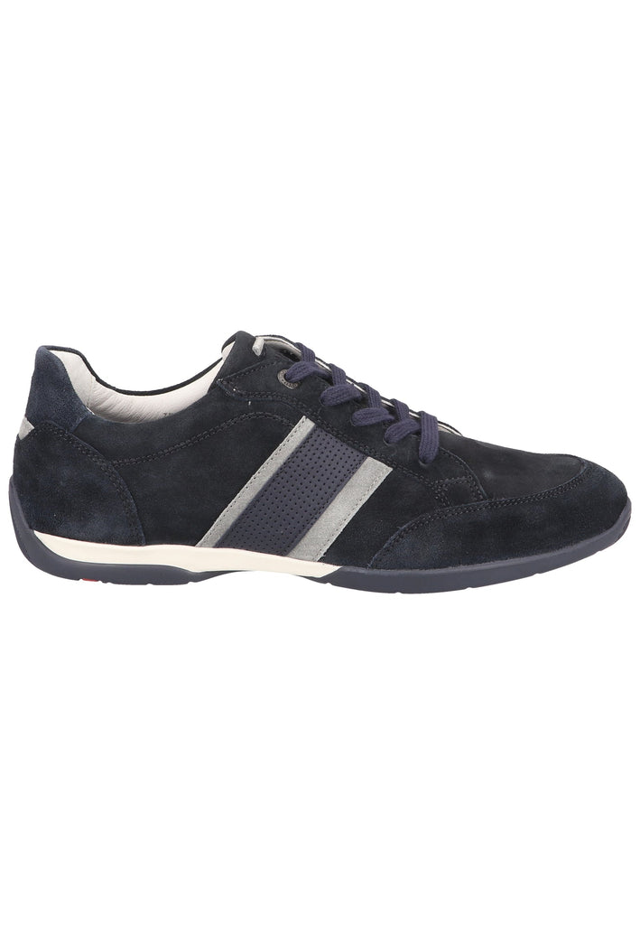 Lloyd Sneaker Veloursleder Blau/Silber