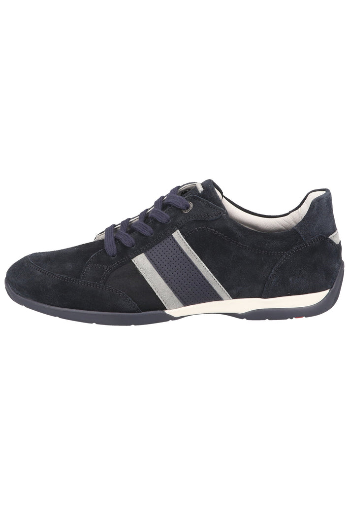 Lloyd Sneaker Veloursleder Blau/Silber