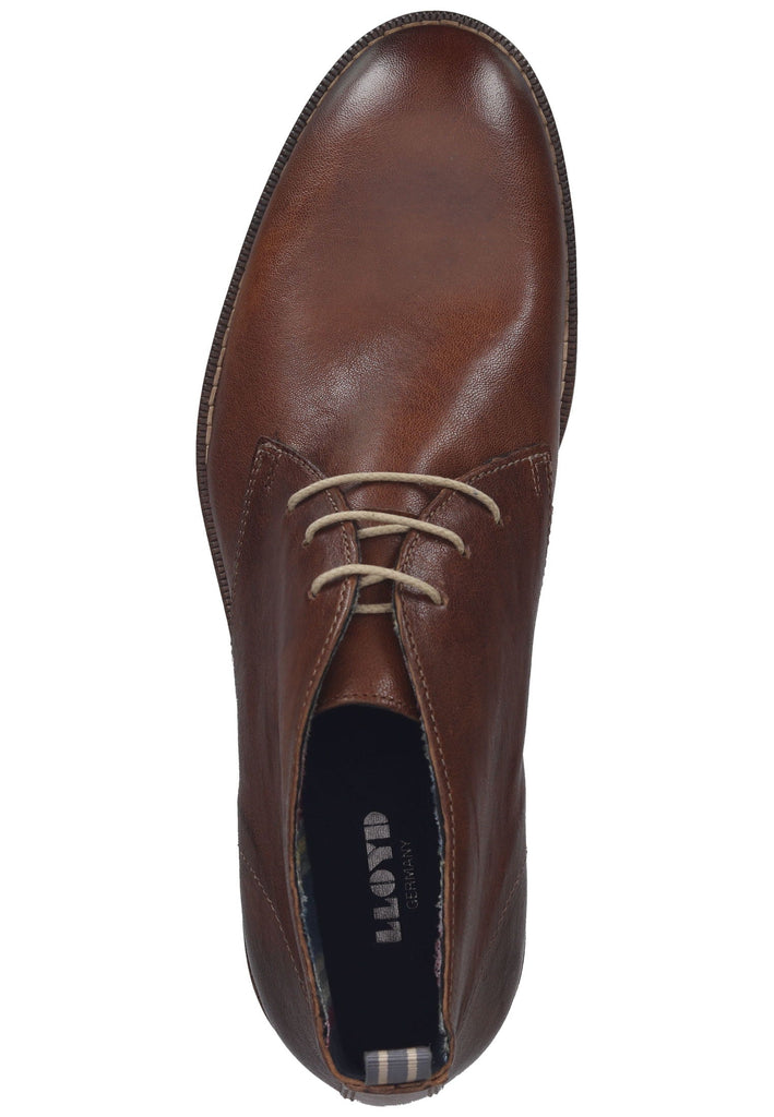 Lloyd Stiefelette Glattleder Cognac