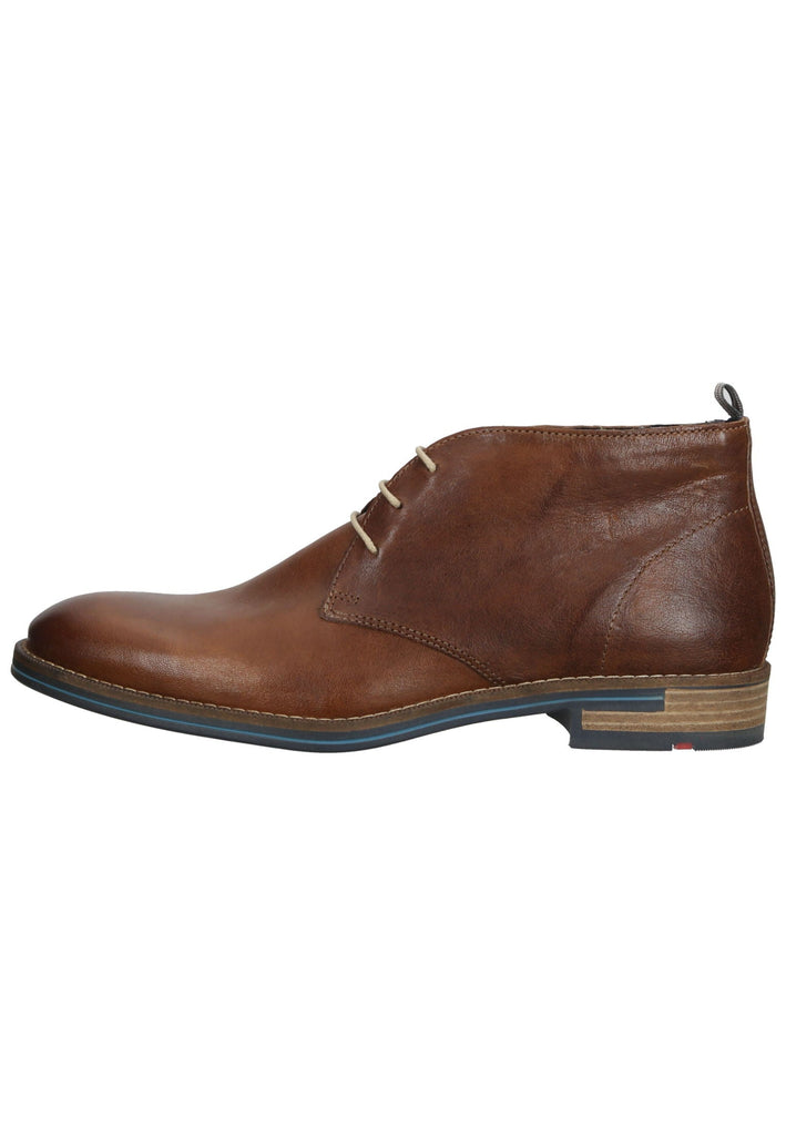 Lloyd Stiefelette Glattleder Cognac