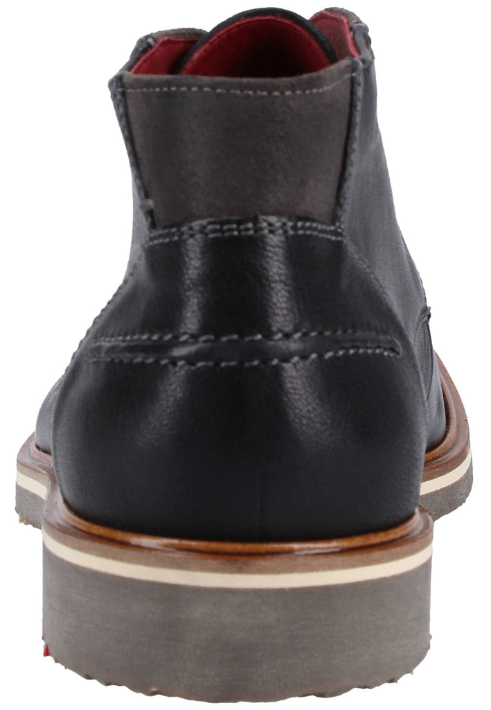 Lloyd Stiefelette Glattleder Schwarz/Grau