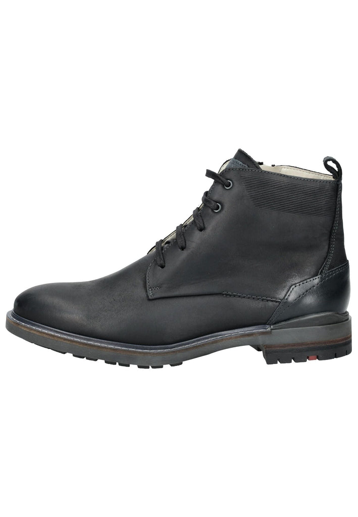 Lloyd Stiefelette Leder Schwarz/Blau Warmfutter