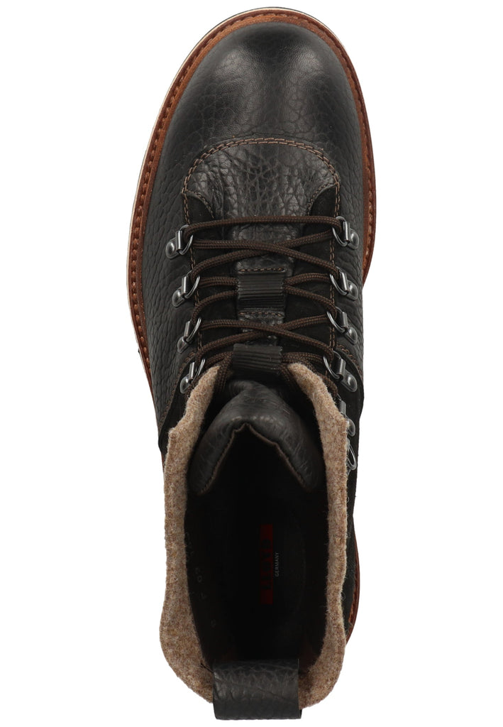 Lloyd Stiefelette Leder Schwarz/Braun