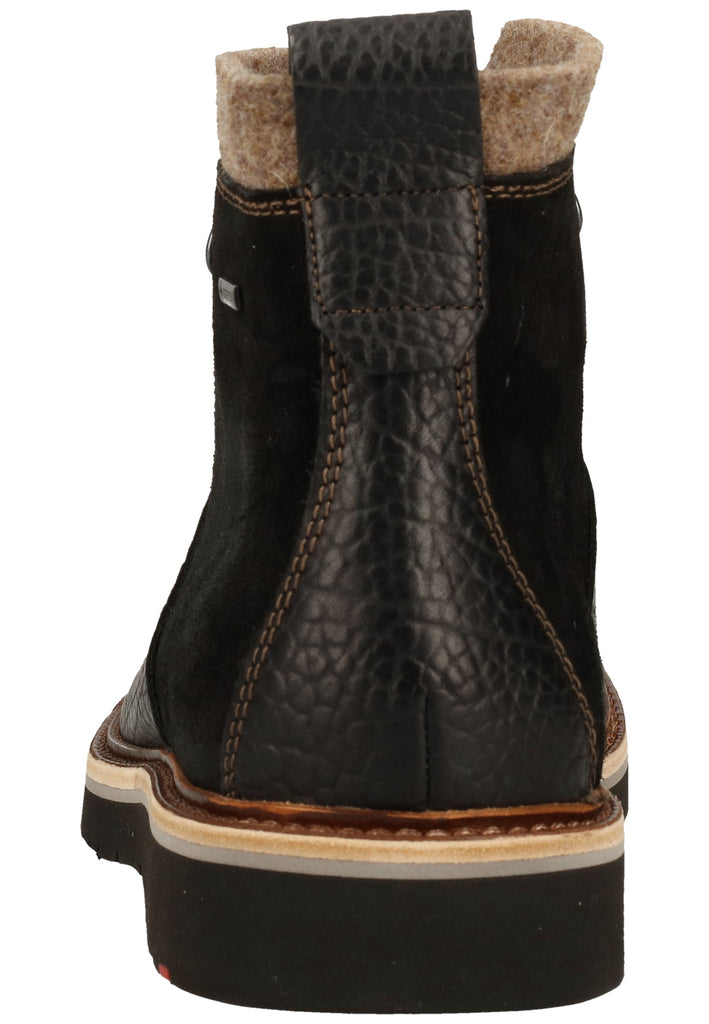 Lloyd Stiefelette Leder Schwarz/Braun