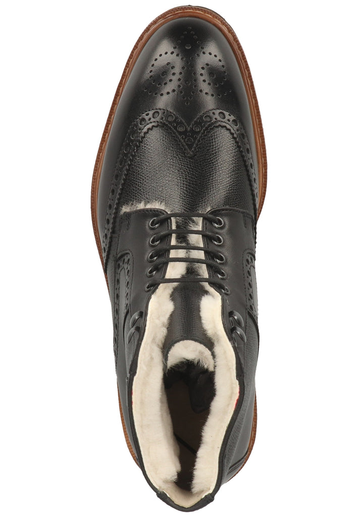 Lloyd Stiefelette Leder Schwarz Warmfutter
