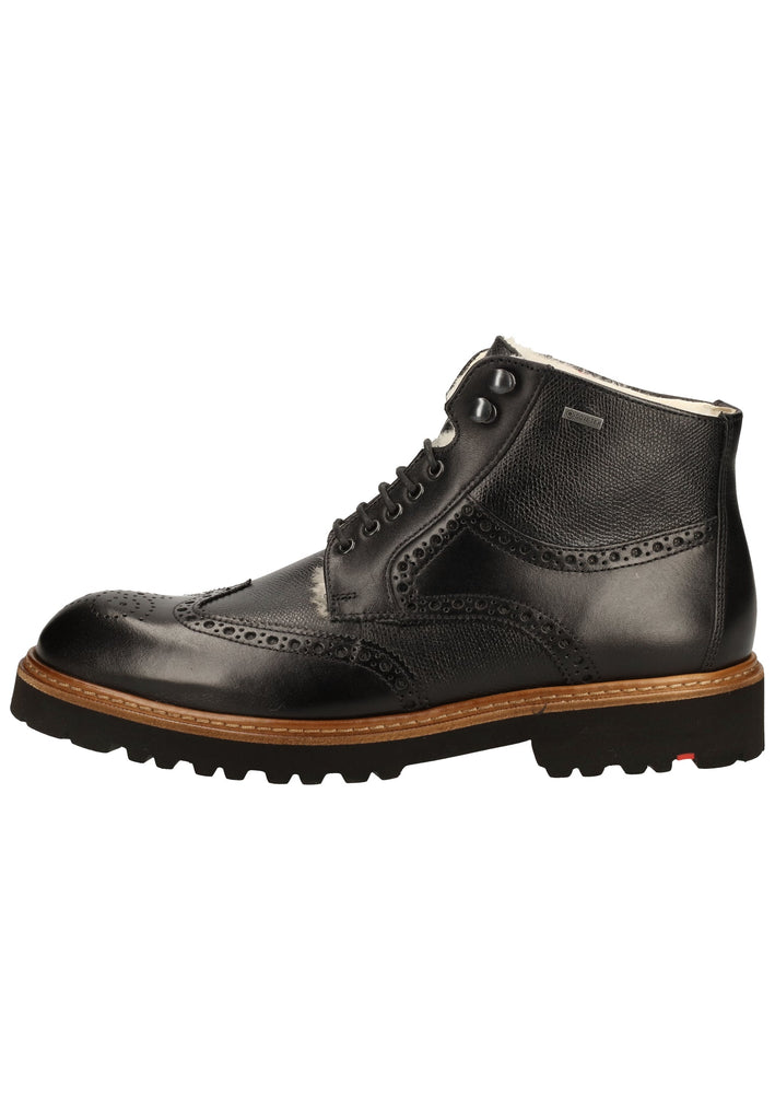 Lloyd Stiefelette Leder Schwarz Warmfutter