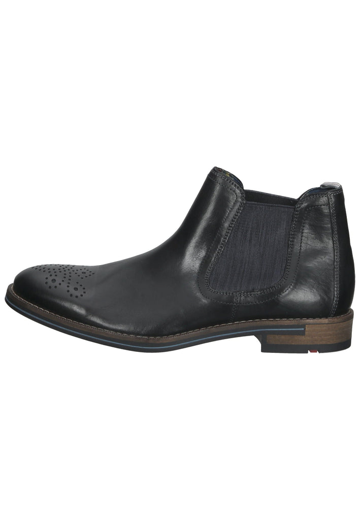 Lloyd Stiefelette Leder/Textil Schwarz