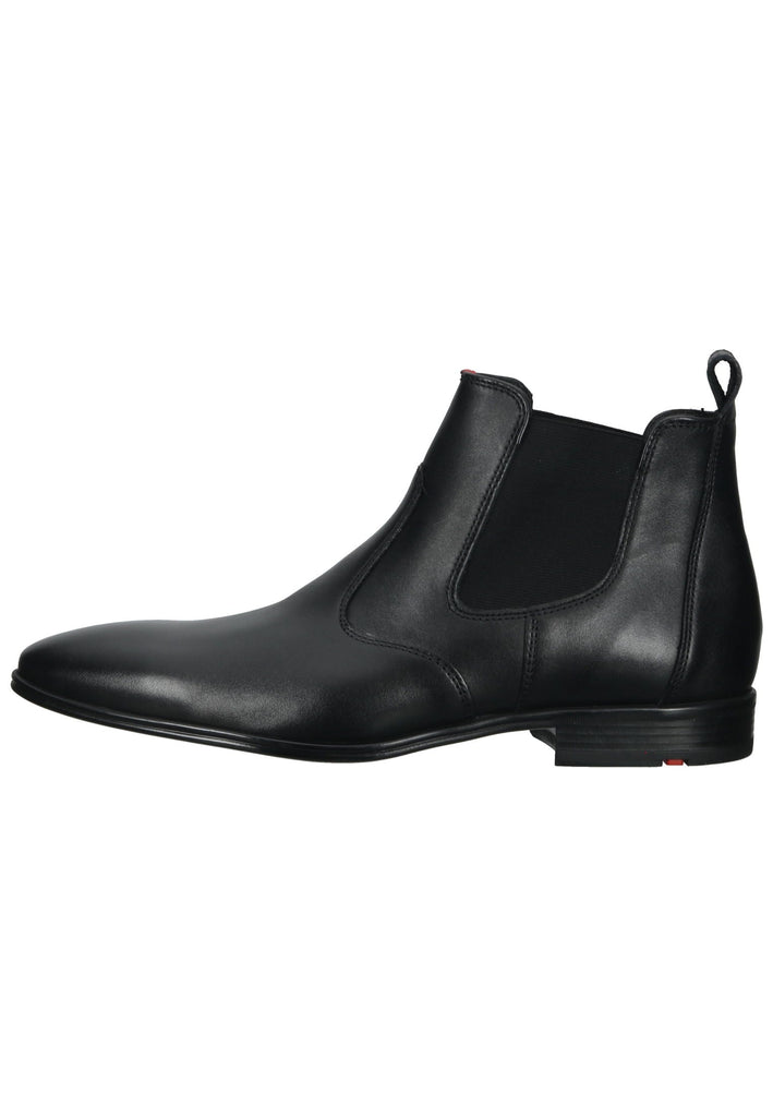 Lloyd Stiefelette Leder/Textil Schwarz/Rot