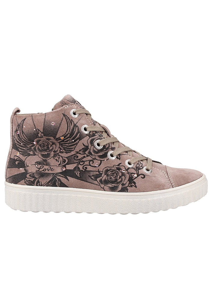 Lurchi Sneaker Veloursleder Taupe