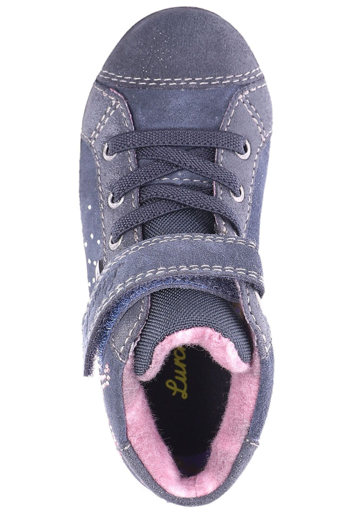 Lurchi Sneaker Veloursleder/Textil Blau