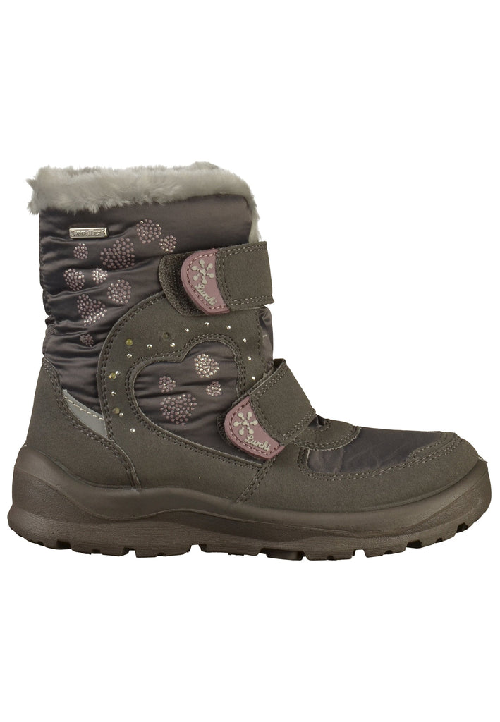 Lurchi Stiefel Lederimitat/Textil Grau