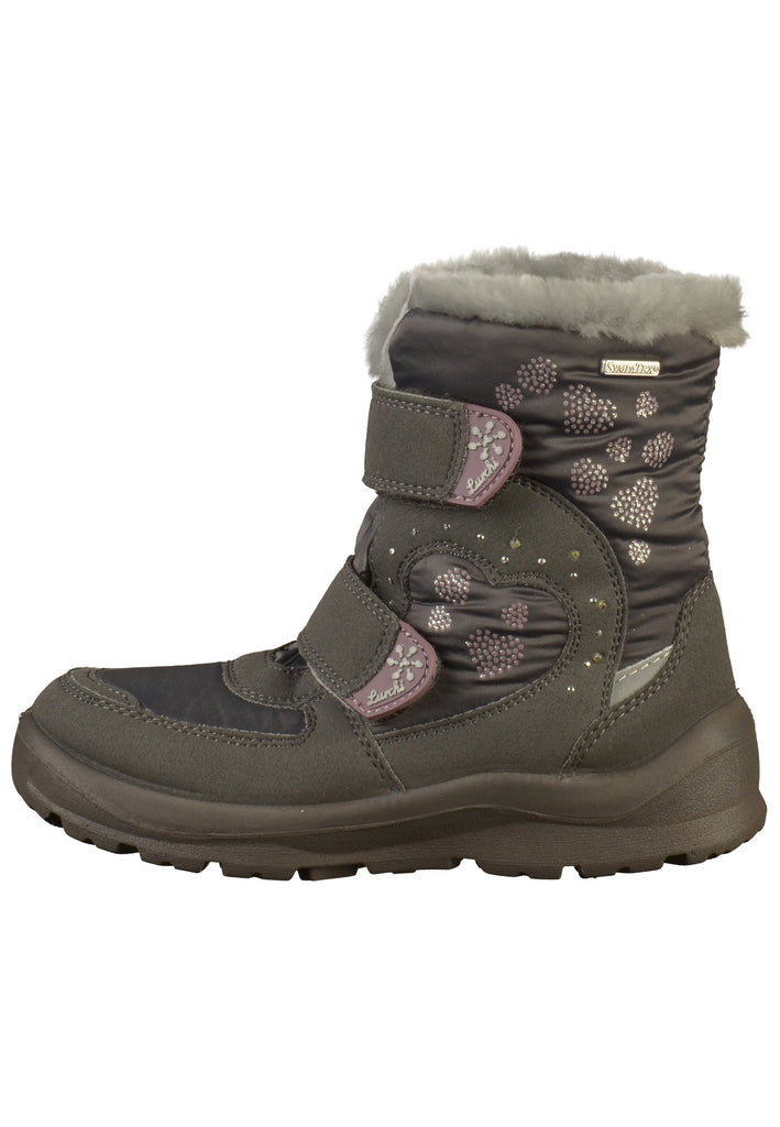 Lurchi Stiefel Lederimitat/Textil Grau
