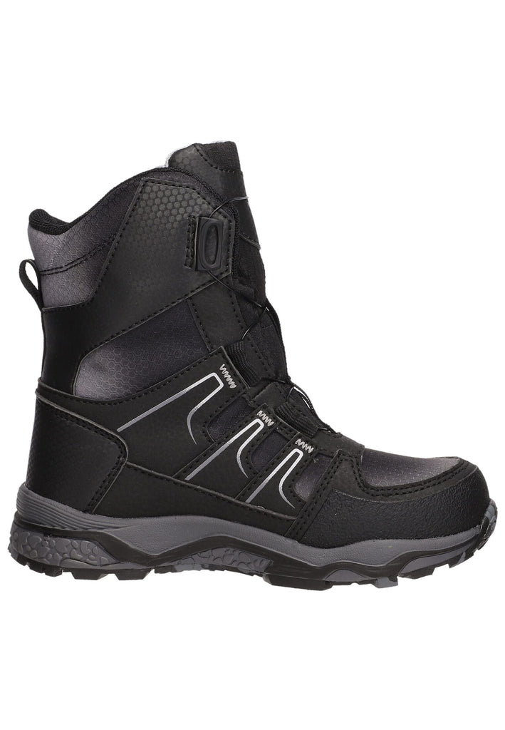 Lurchi Stiefel Lederimitat/Textil Schwarz