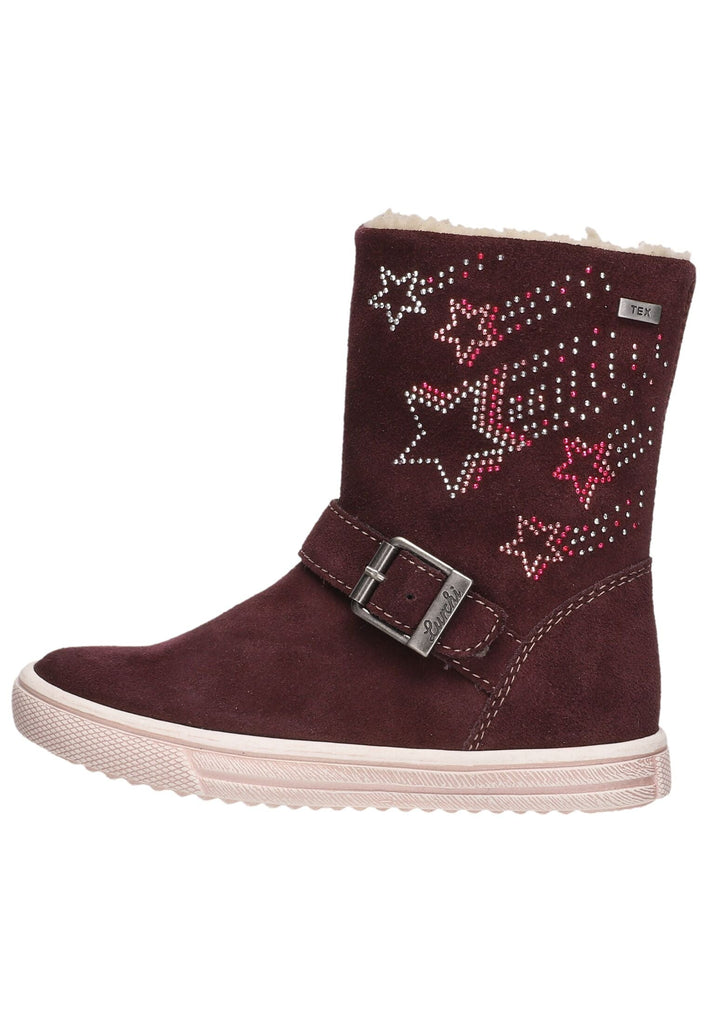 Stiefel Lurchi Stiefel Veloursleder Burgundy