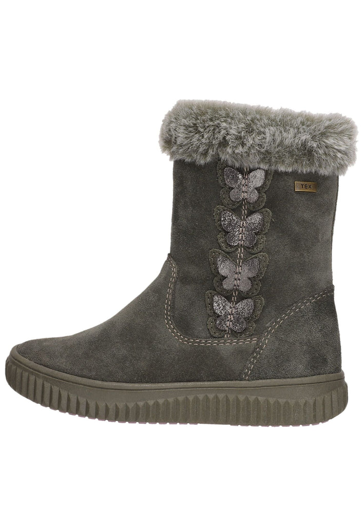 Stiefel Lurchi Stiefel Veloursleder/Textil Dunkelgrün Warmfutter