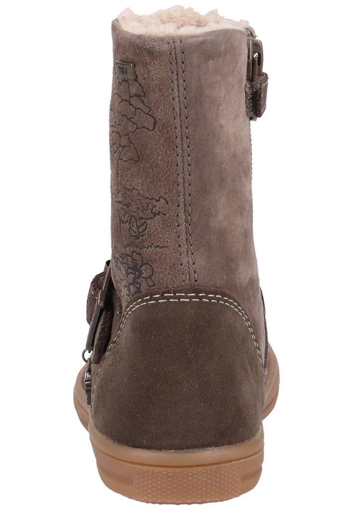 Lurchi Stiefel Nubukleder Beige Warmfutter