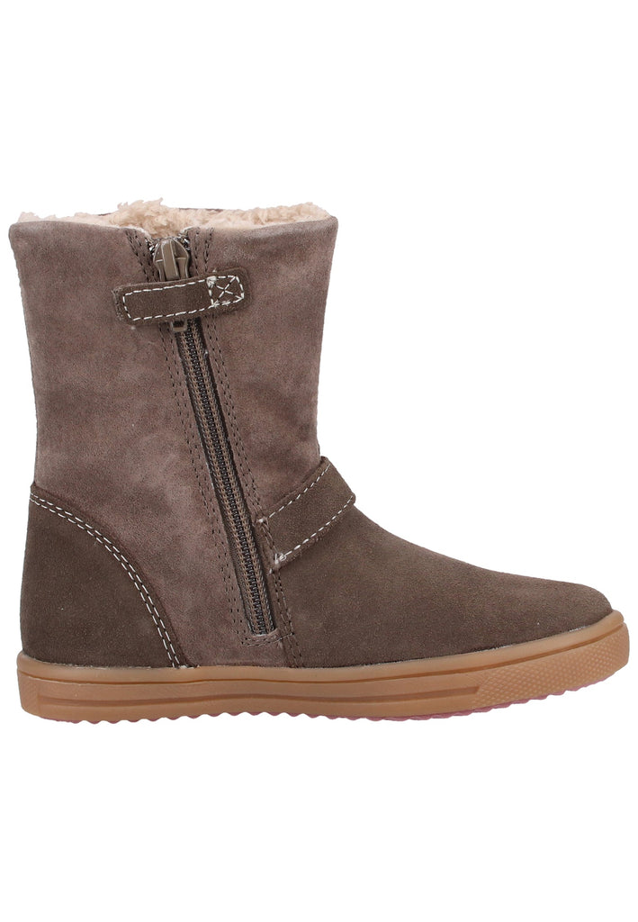 Lurchi Stiefel Nubukleder Beige Warmfutter