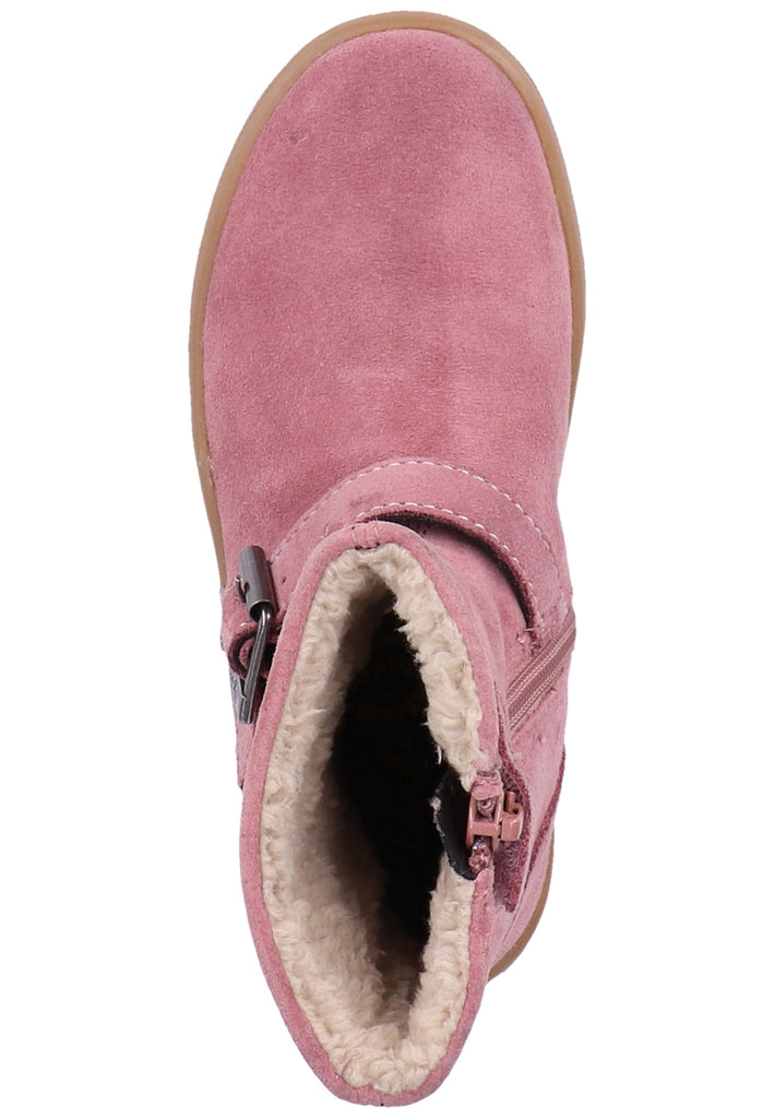 Lurchi Stiefel Nubukleder Rot Warmfutter