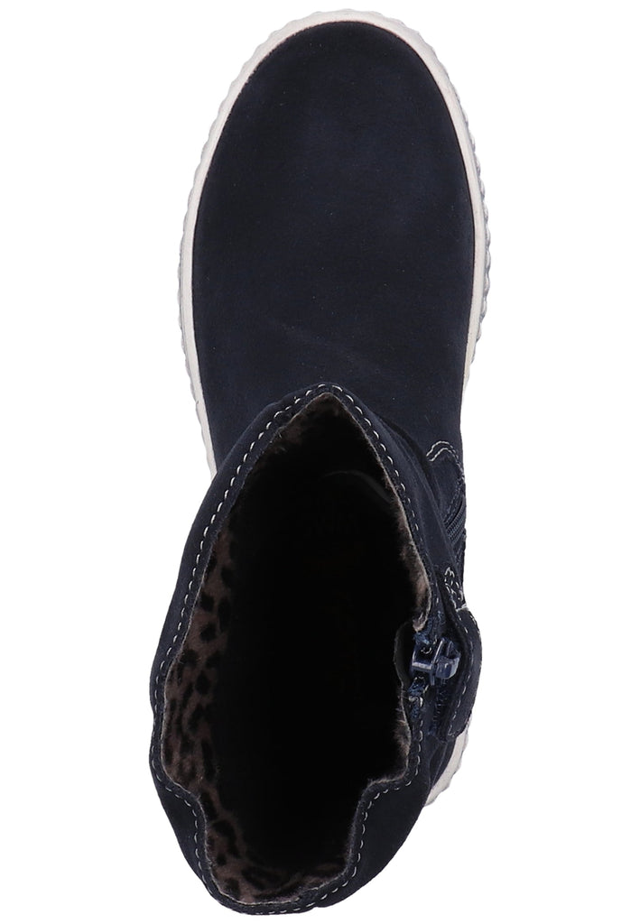 Lurchi Stiefel Veloursleder Blau