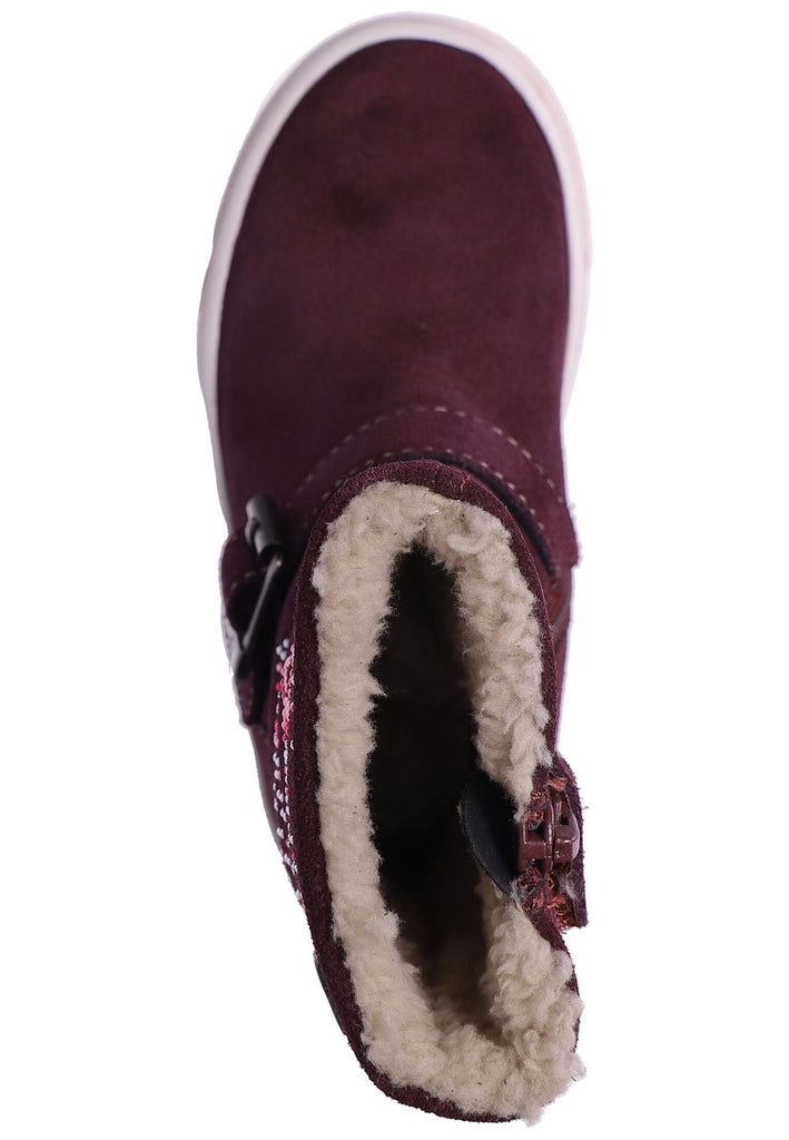 Lurchi Stiefel Veloursleder Burgundy