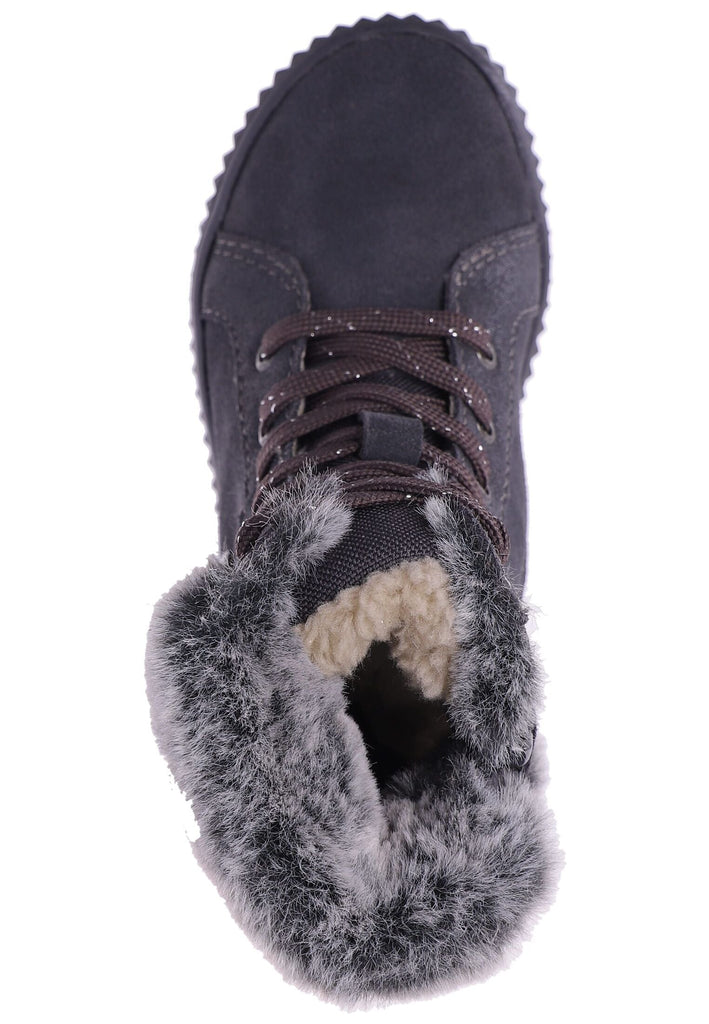 Lurchi Stiefel Veloursleder/Textil Charcoal Warmfutter
