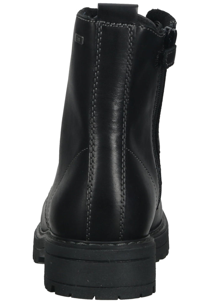 Lurchi Stiefelette Leder Schwarz Warmfutter