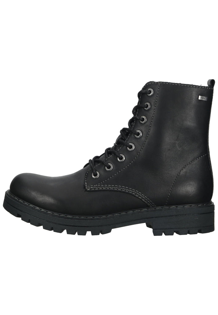 Lurchi Stiefelette Leder Schwarz Warmfutter