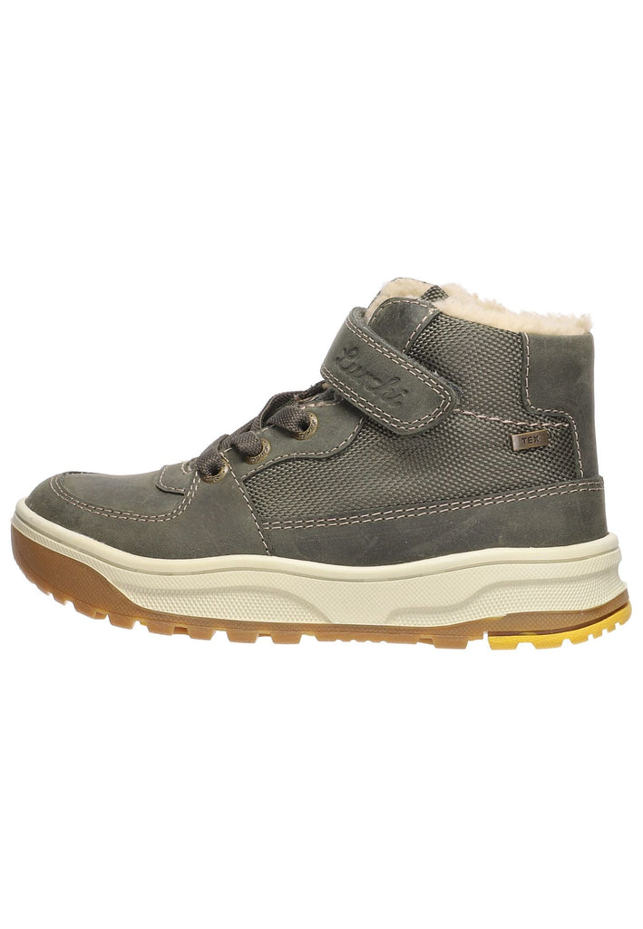 Stiefeletten Lurchi Stiefelette Leder/Synthetik Dunkelgrün Warmfutter