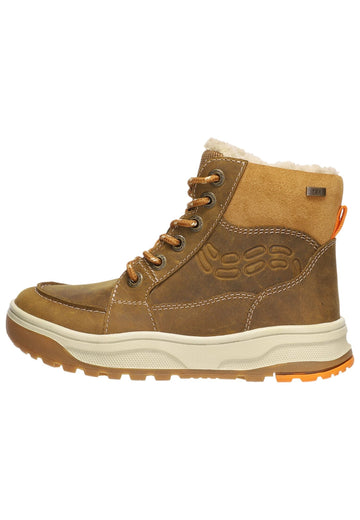 Stiefeletten Lurchi Stiefelette Veloursleder Tan