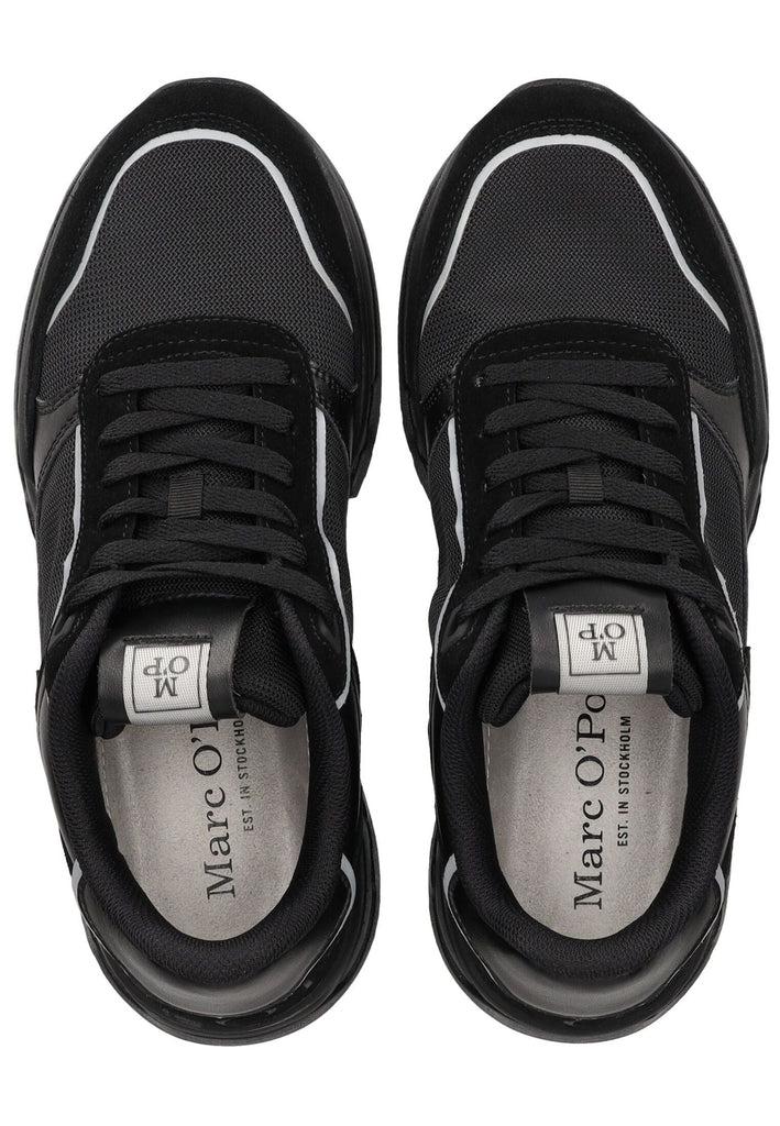 Marc O Polo Sneaker Leder/Mesh Schwarz