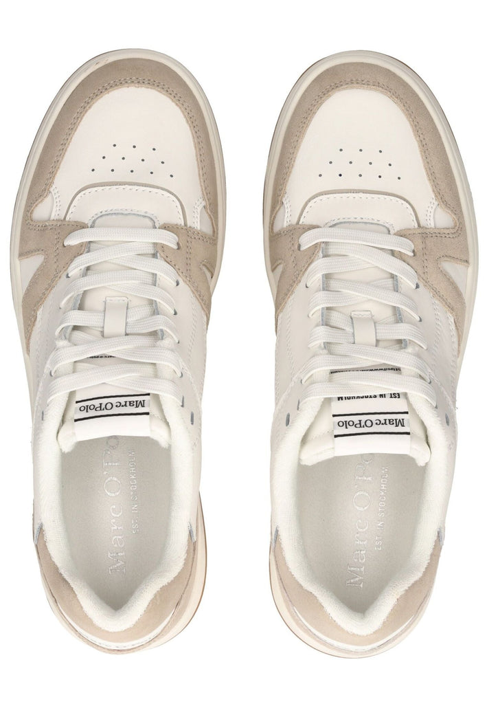 Marc O Polo Sneaker Leder/Textil Weiß