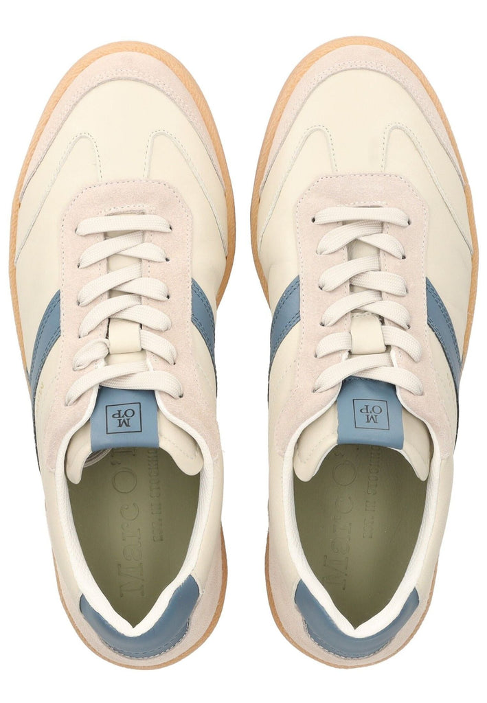 Marc O Polo Sneaker Leder Weiß/Blau