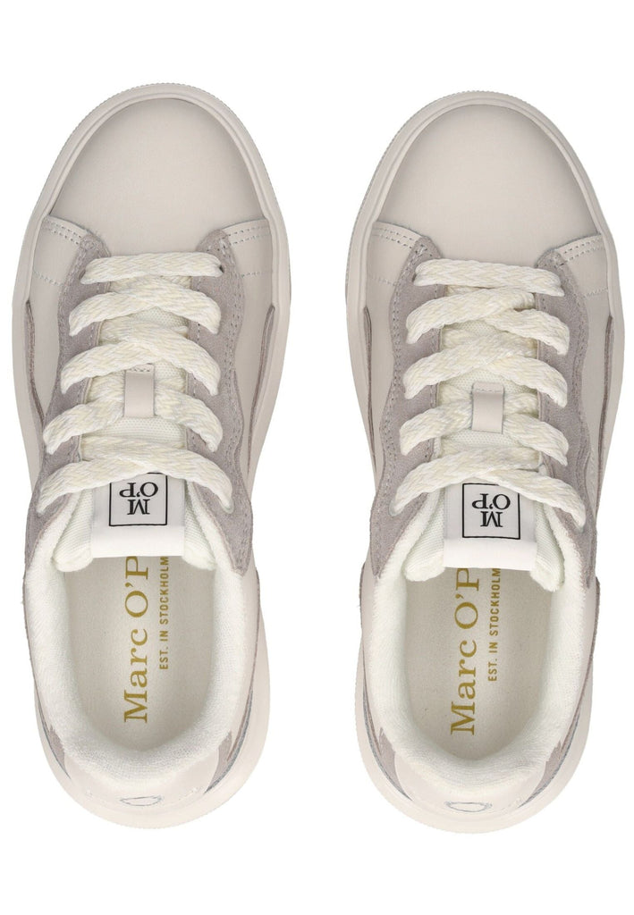 Marc O Polo Sneaker Leder Weiß/Grau