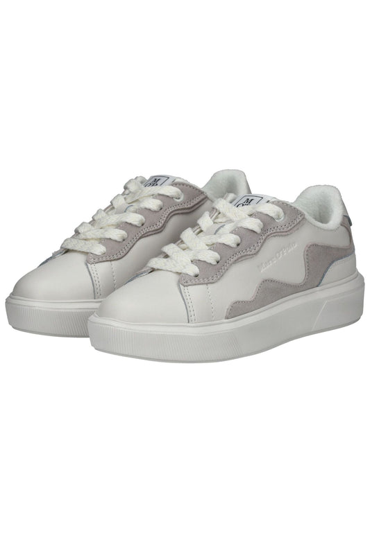 Marc O Polo Sneaker Leder Weiß/Grau