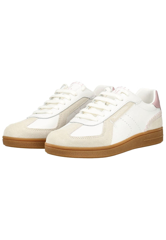 Marc O Polo Sneaker Leder Weiß/Rosa