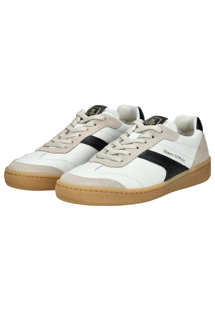 Marc O Polo Sneaker Leder Weiß/Schwarz