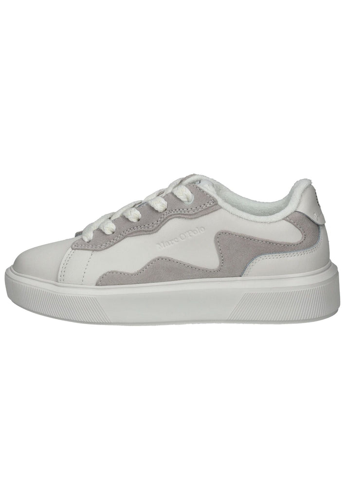Sneaker Marc O Polo Sneaker Leder Weiß/Grau