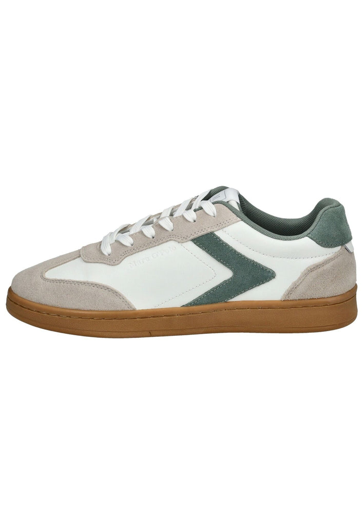Sneaker Marc O Polo Sneaker Leder Weiß/Grün