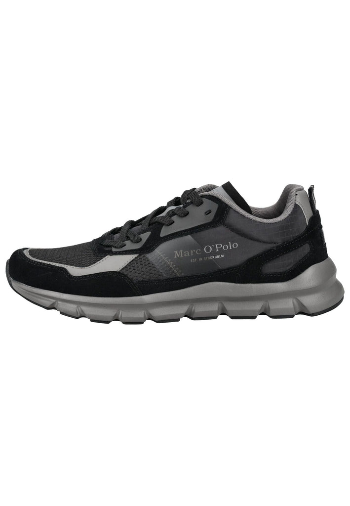 Sneaker Marc O Polo Sneaker Veloursleder/Mesh Schwarz/Grau