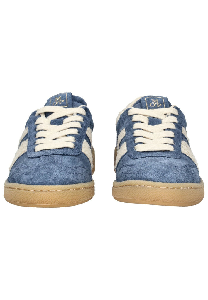 Marc O Polo Sneaker Veloursleder Blau/Beige