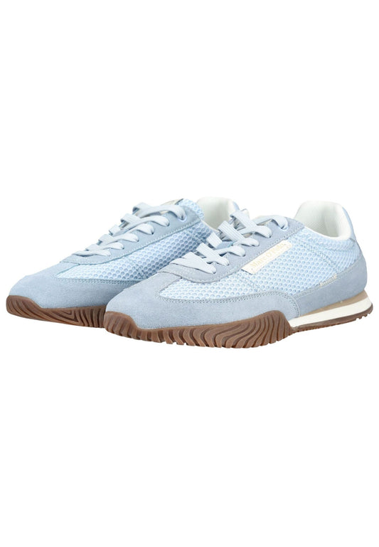 Marc O Polo Sneaker Veloursleder/Mesh Hellblau